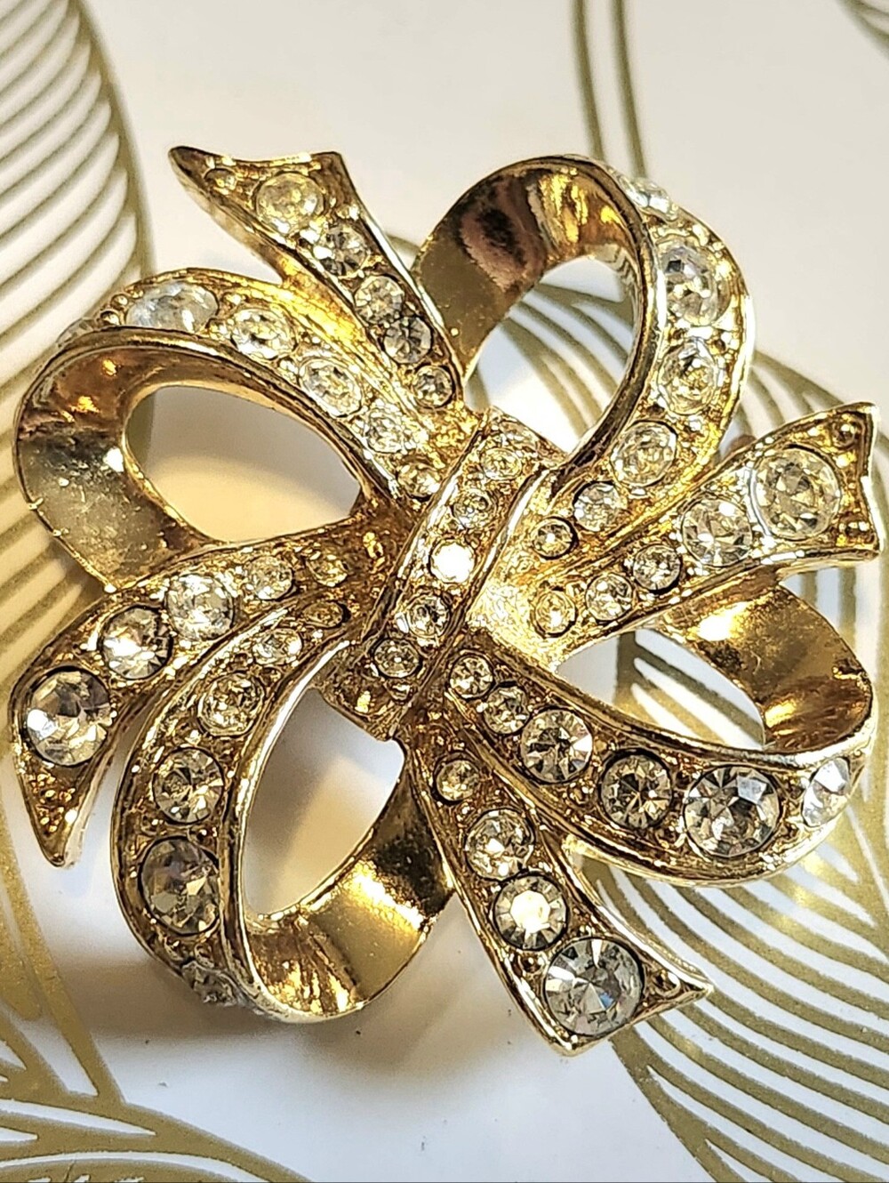 Vintage Kenneth Jay Lane for Avon Bow Brooch